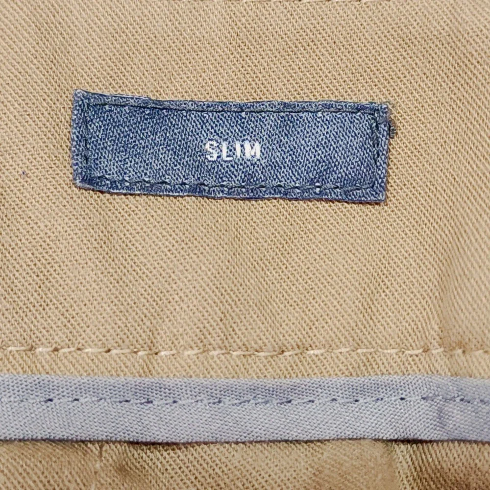 Bonobos Chino Pants 33x32 Mens Wednesday Slim Fit Cotton 12356-KH003 Y2K Preppy